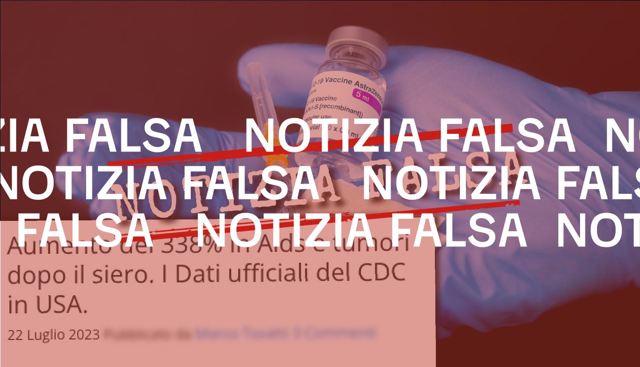 No, i vaccini anti-Covid non hanno causato un&#8217;impennata nei casi di Aids e tumori