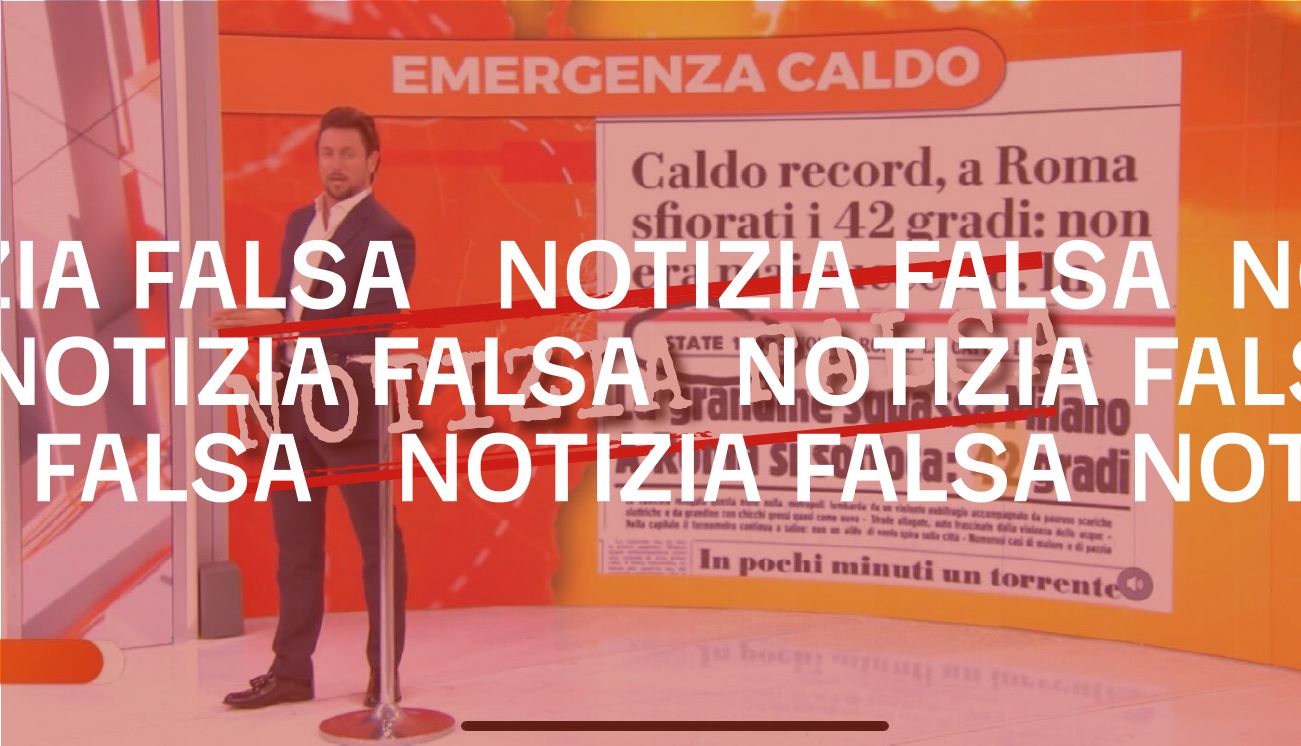 No, nell’estate del 1967 Roma non ha raggiunto i 42 gradi