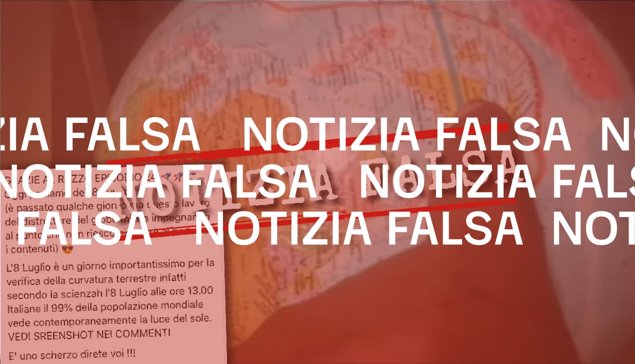 No, il fenomeno luminoso dell’8 luglio non dimostra che la Terra è piatta