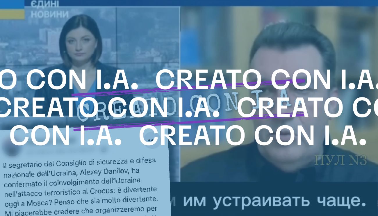 Il video del funzionario ucraino che ammette la responsabilità nell’attentato di Mosca è un deepfake