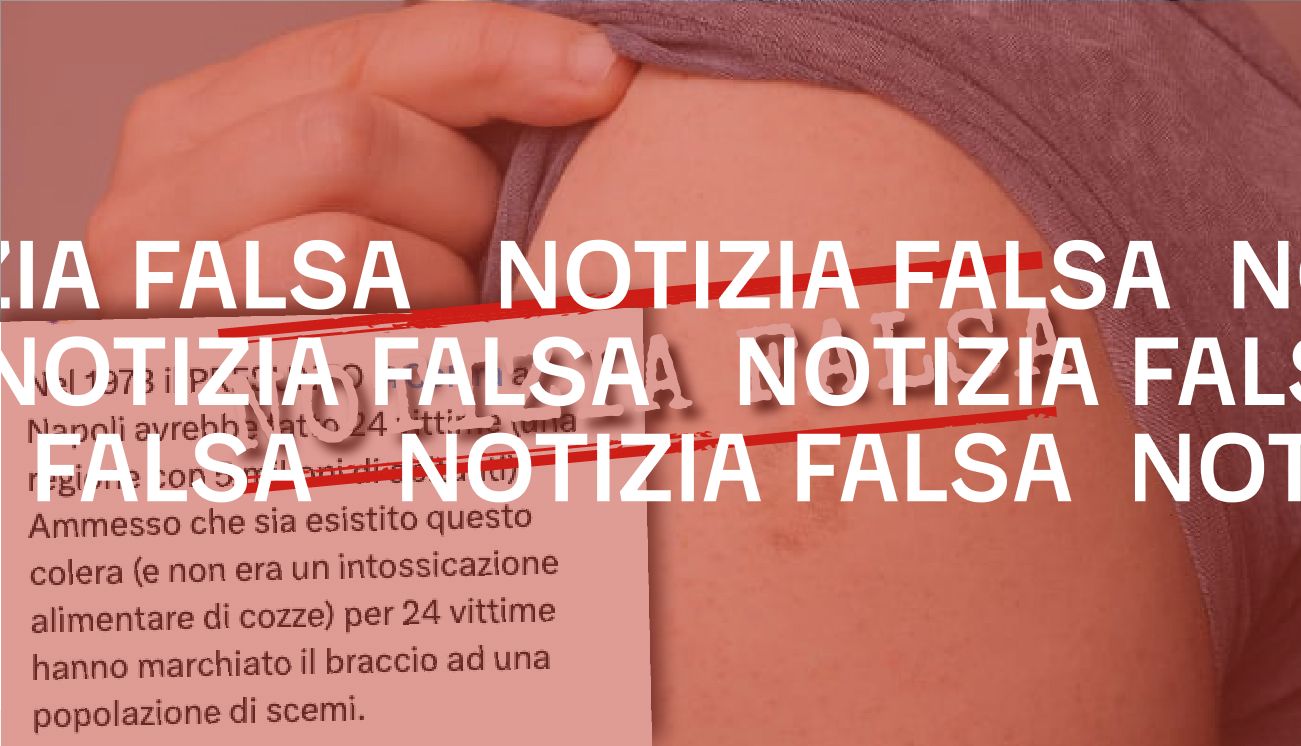 Per l’epidemia di colera a Napoli nel 1973 non sono state vaccinate 5 milioni di persone