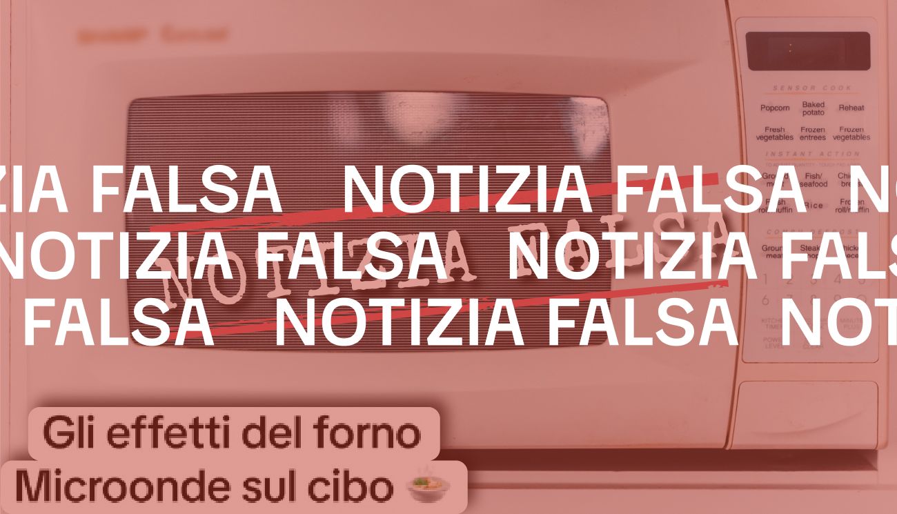 Gli alimenti riscaldati al forno a microonde non sono dannosi per la salute