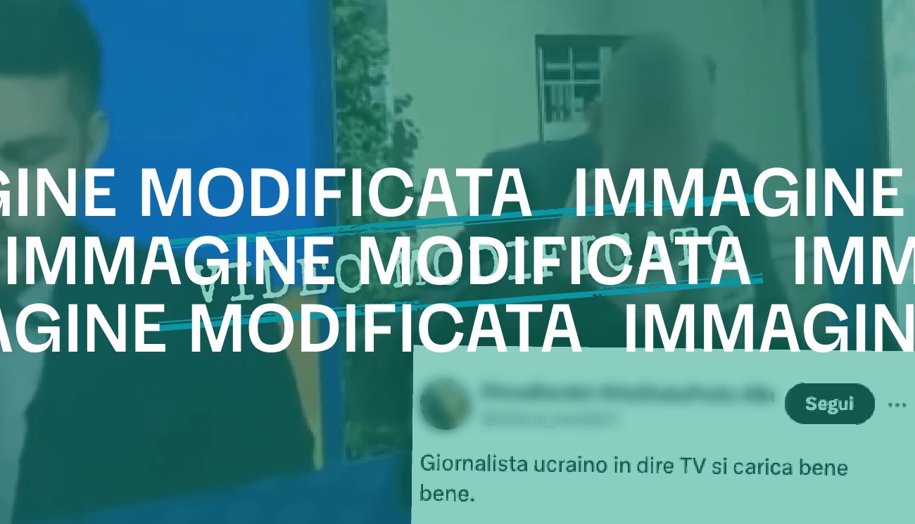 Il video del giornalista ucraino che fa uso di cocaina in diretta è falso