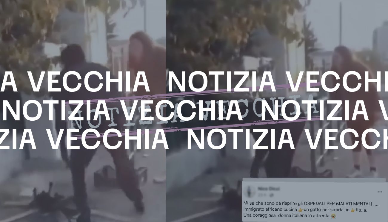 Il video dell’uomo che a Campiglia Marittima cuoce in strada un gatto è del 2020