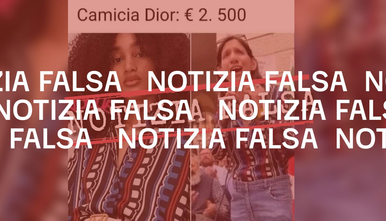 La camicia indossata da Elly Schlein non è un capo Dior da 2.500 euro