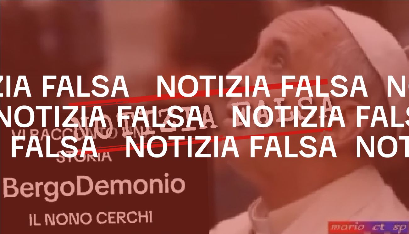 No, papa Francesco non è stato condannato per «omicidio e traffico di minori»