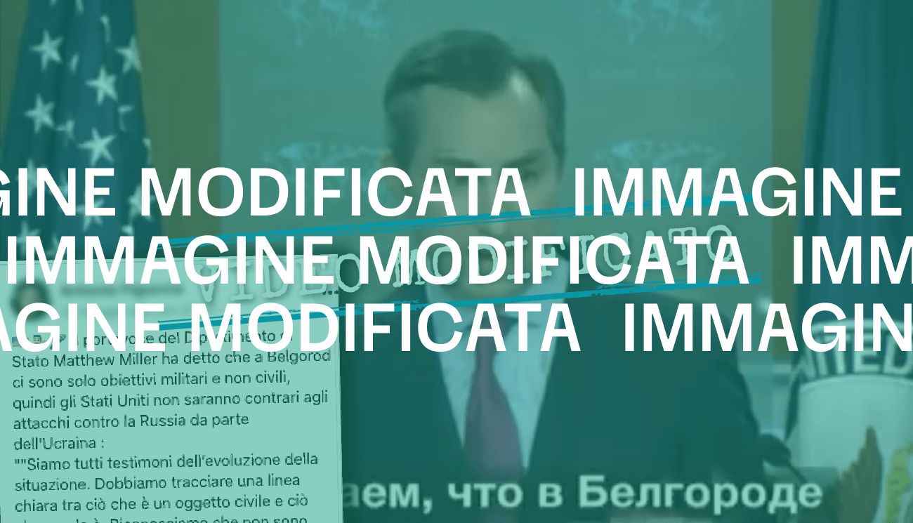 Il portavoce USA non ha detto che nella città russa di Belgorod ci sono solo obiettivi militari legittimi