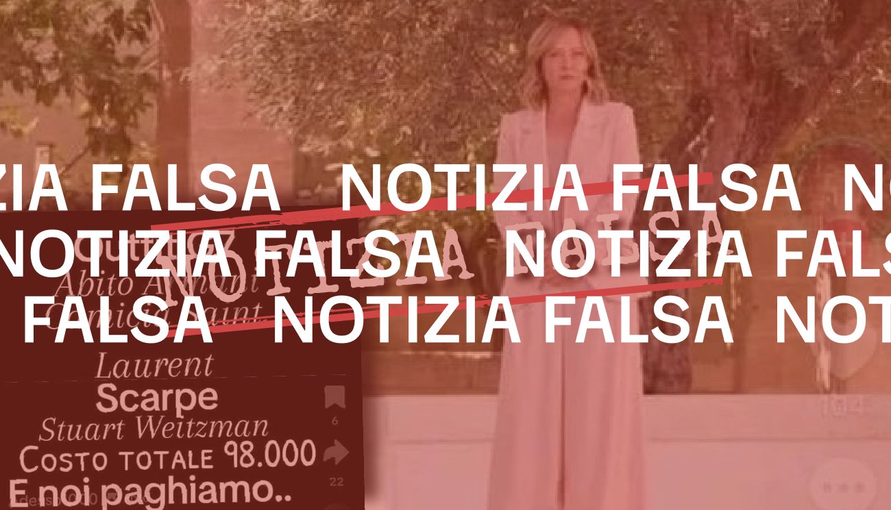 L’outfit di Giorgia Meloni al G7 non costava 98mila euro