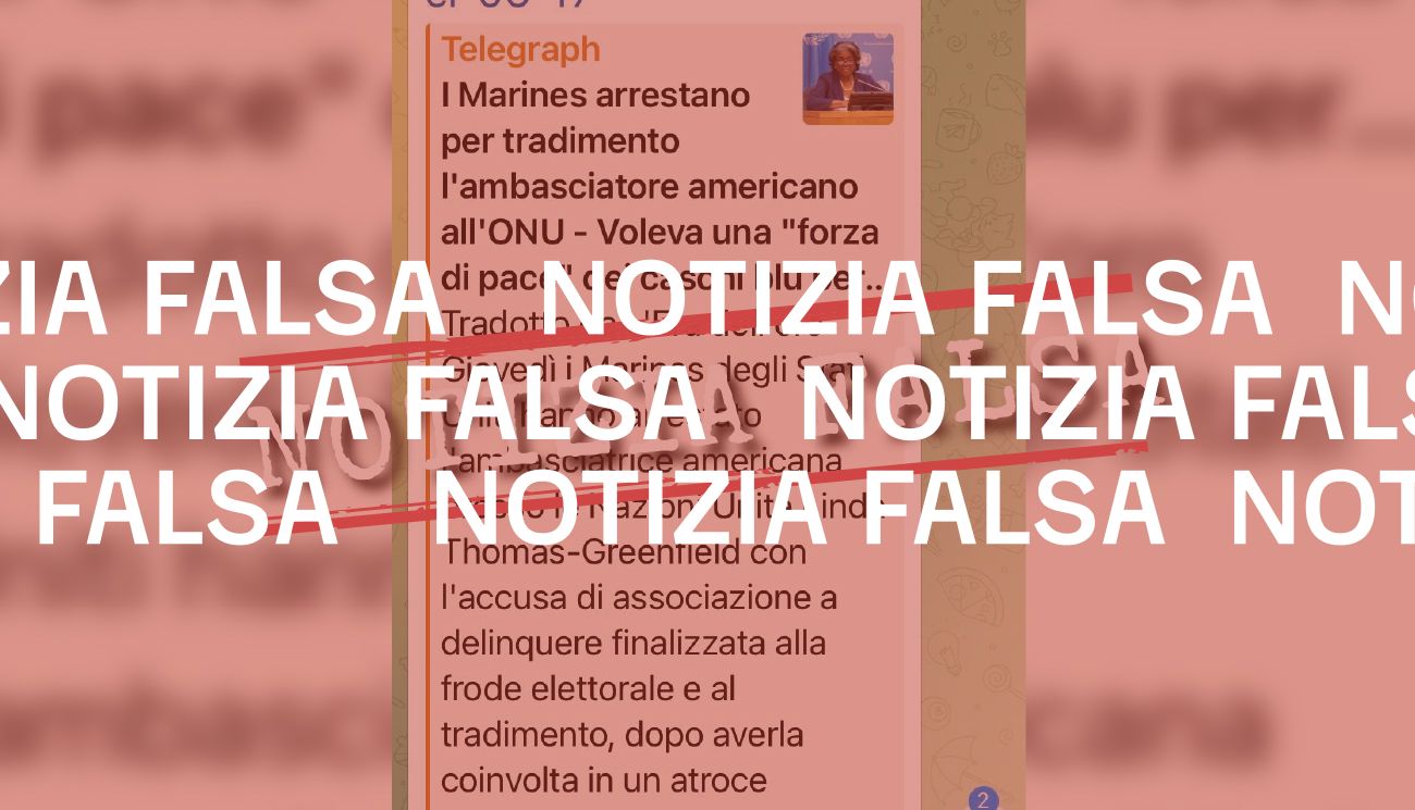 No, l’ambasciatrice americana all’ONU non è stata arrestata per tradimento