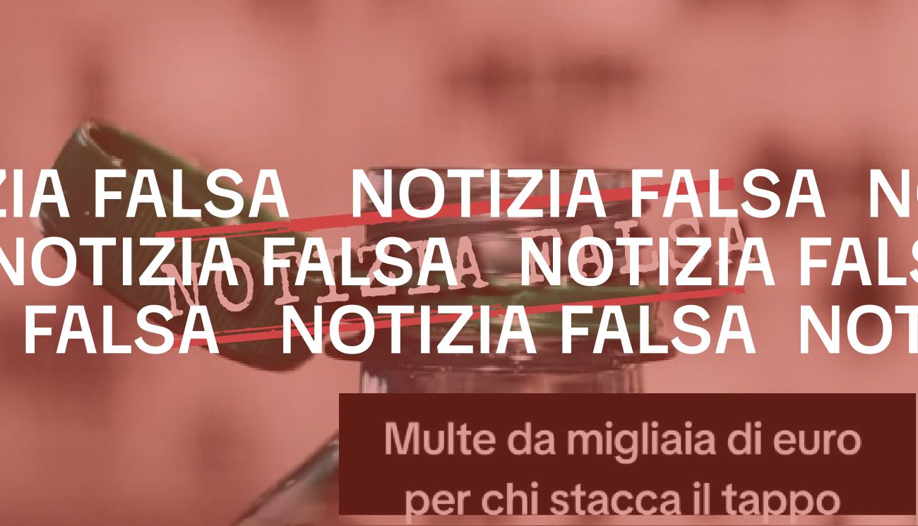 No, chi stacca dalle bottiglie i nuovi tappi inamovibili non sarà multato 