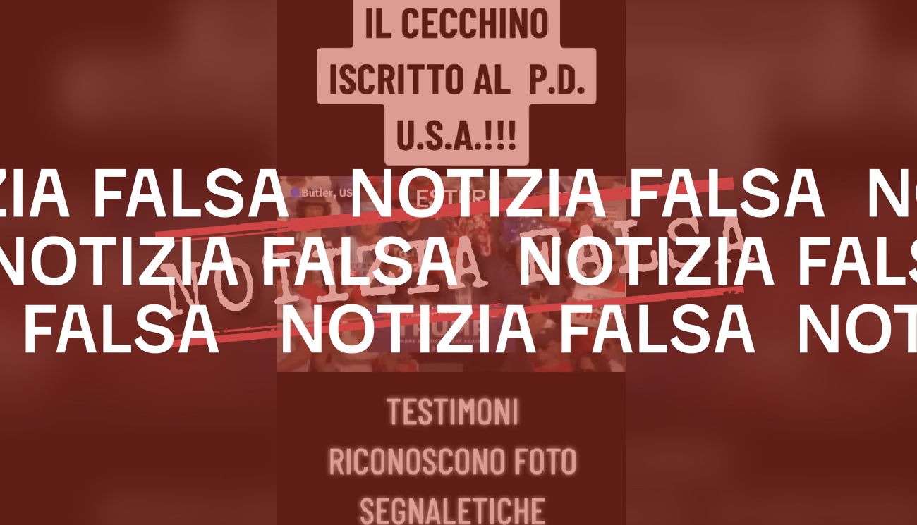 No, l&#8217;attentatore di Trump non è iscritto al Partito Democratico statunitense