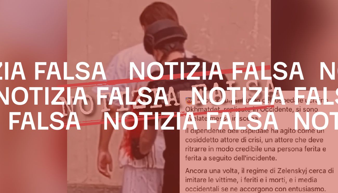 Il medico ferito dopo il missile russo sull’ospedale pediatrico ucraino non era un attore