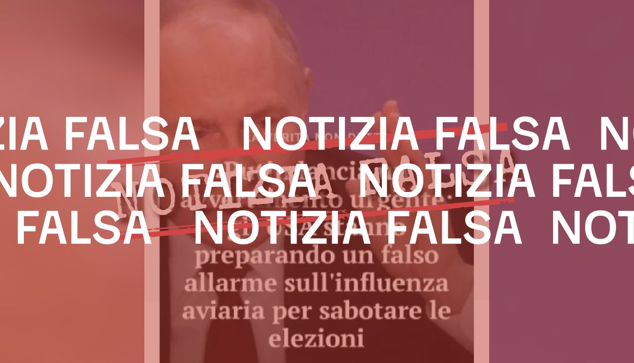 Putin non ha detto che gli Stati Uniti stanno preparando un «allarme sull’influenza aviaria per sabotare le elezioni»