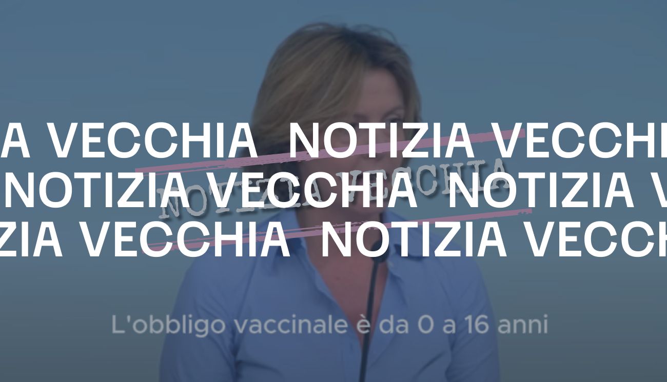 L’obbligo vaccinale nelle scuole non è stato reintrodotto in queste ore, ma nel 2017