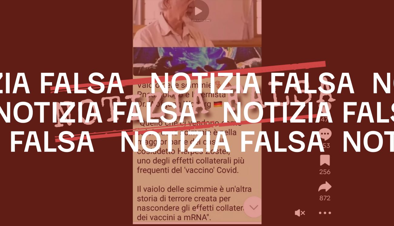 No, non c’è correlazione tra il vaiolo delle scimmie e i vaccini anti-Covid