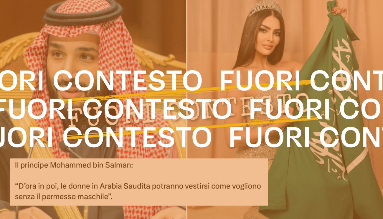 Il principe saudita Mohammed bin Salman non ha stabilito che le donne «potranno vestirsi come vogliono»