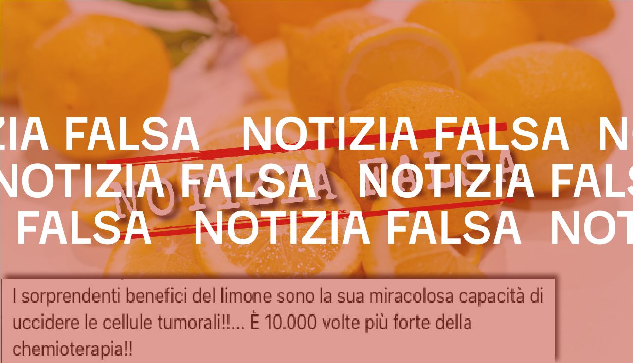 No, i limoni non sono più efficaci della chemioterapia contro il cancro