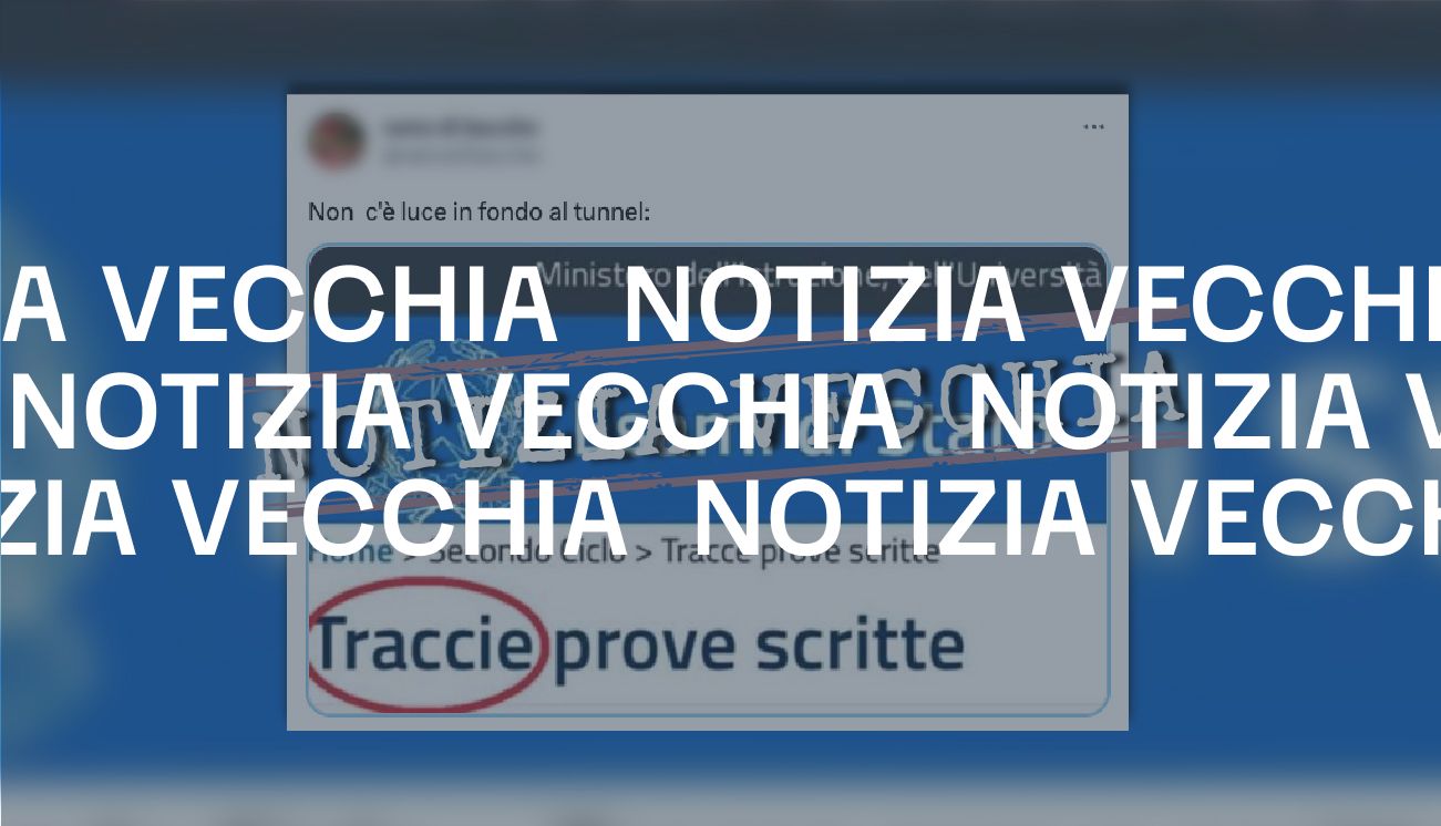 Il ministero dell’Istruzione non ha commesso un errore di ortografia sul sito della Maturità 2023