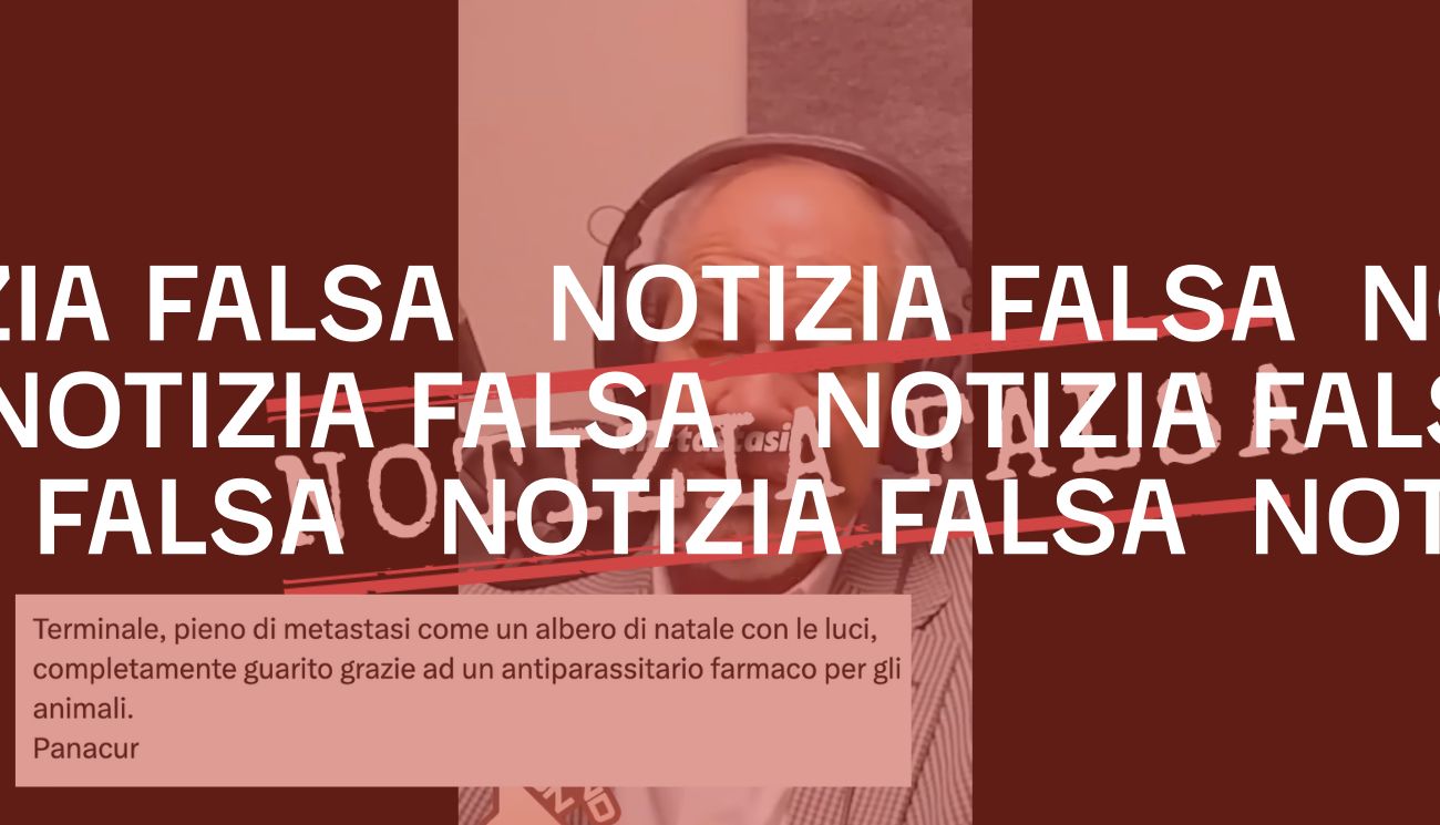 La notizia che questo antiparassitario per animali curi il cancro è priva di fondamento scientifico