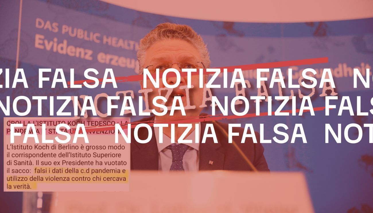 L’ex presidente dell’istituto tedesco Koch non ha ammesso che la pandemia è stata un’invenzione