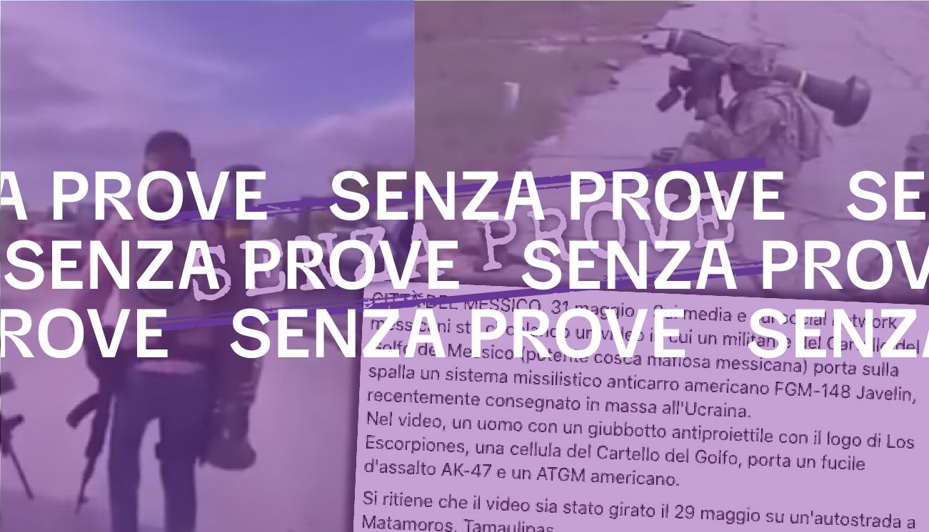 Non ci sono evidenze che questa arma in Messico arrivi dall&#8217;Ucraina