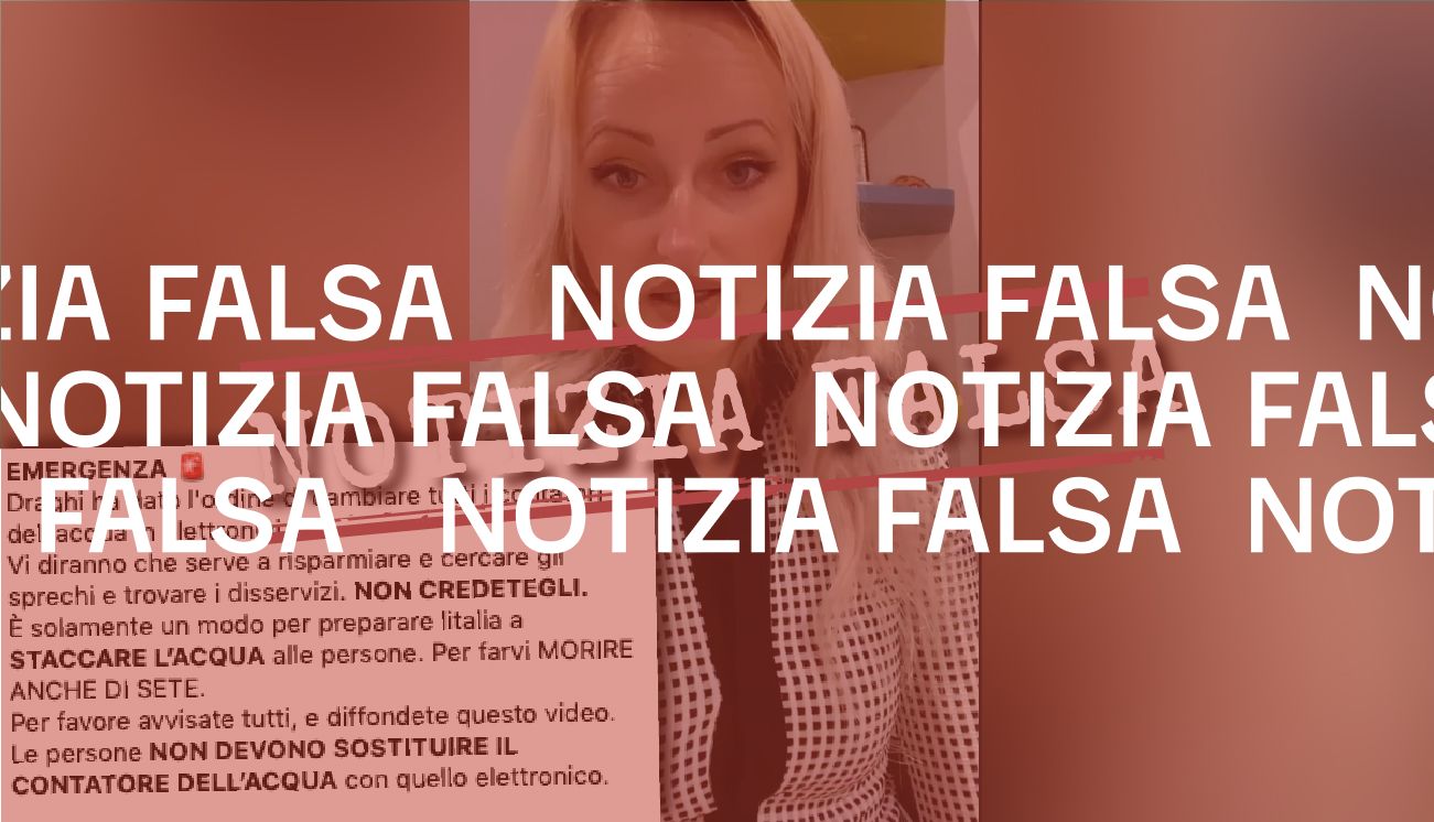 No, il governo Draghi non ha sostituito i contatori dell’acqua per aumentare le bollette