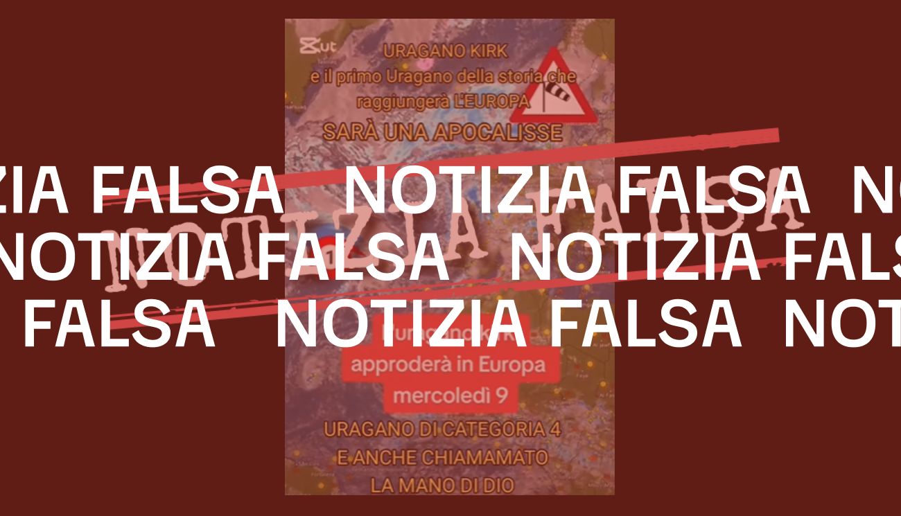 L’uragano Kirk non sarà «un&#8217;apocalisse» per l’Europa