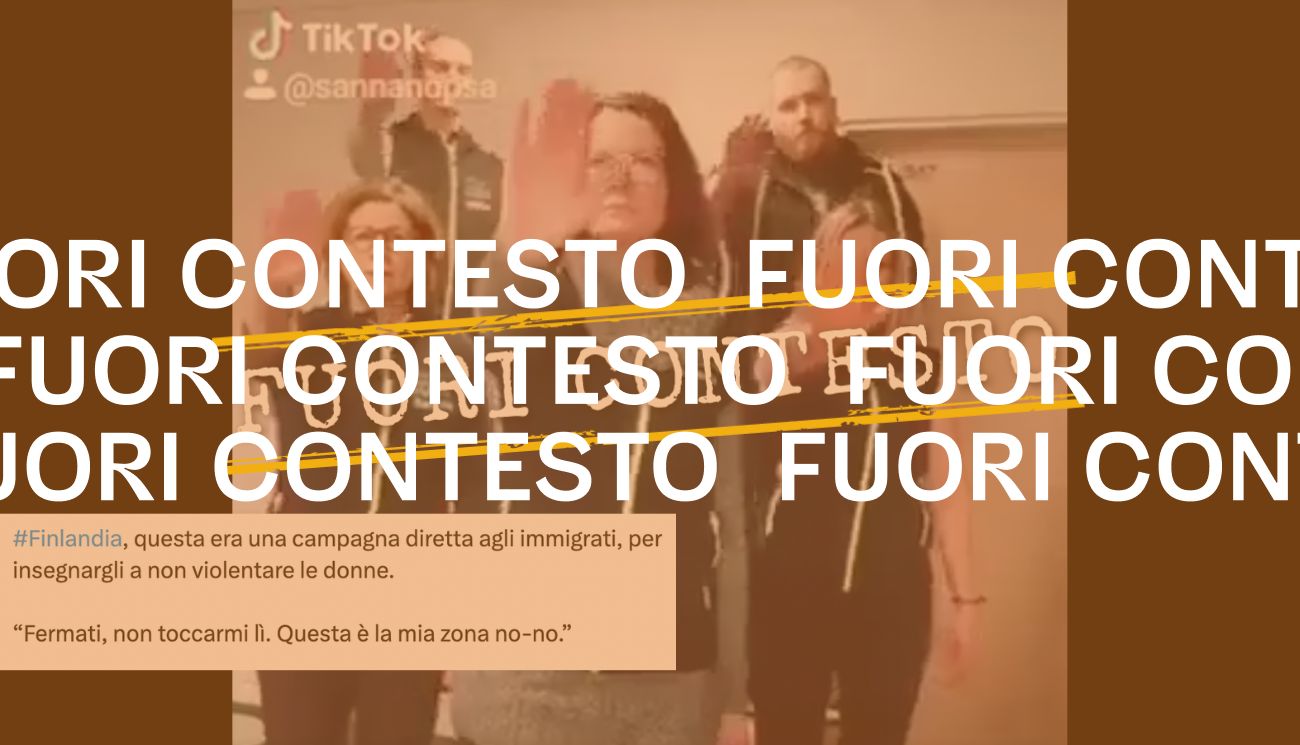 Questo video non è una campagna della Finlandia per insegnare ai migranti «a non violentare le donne»