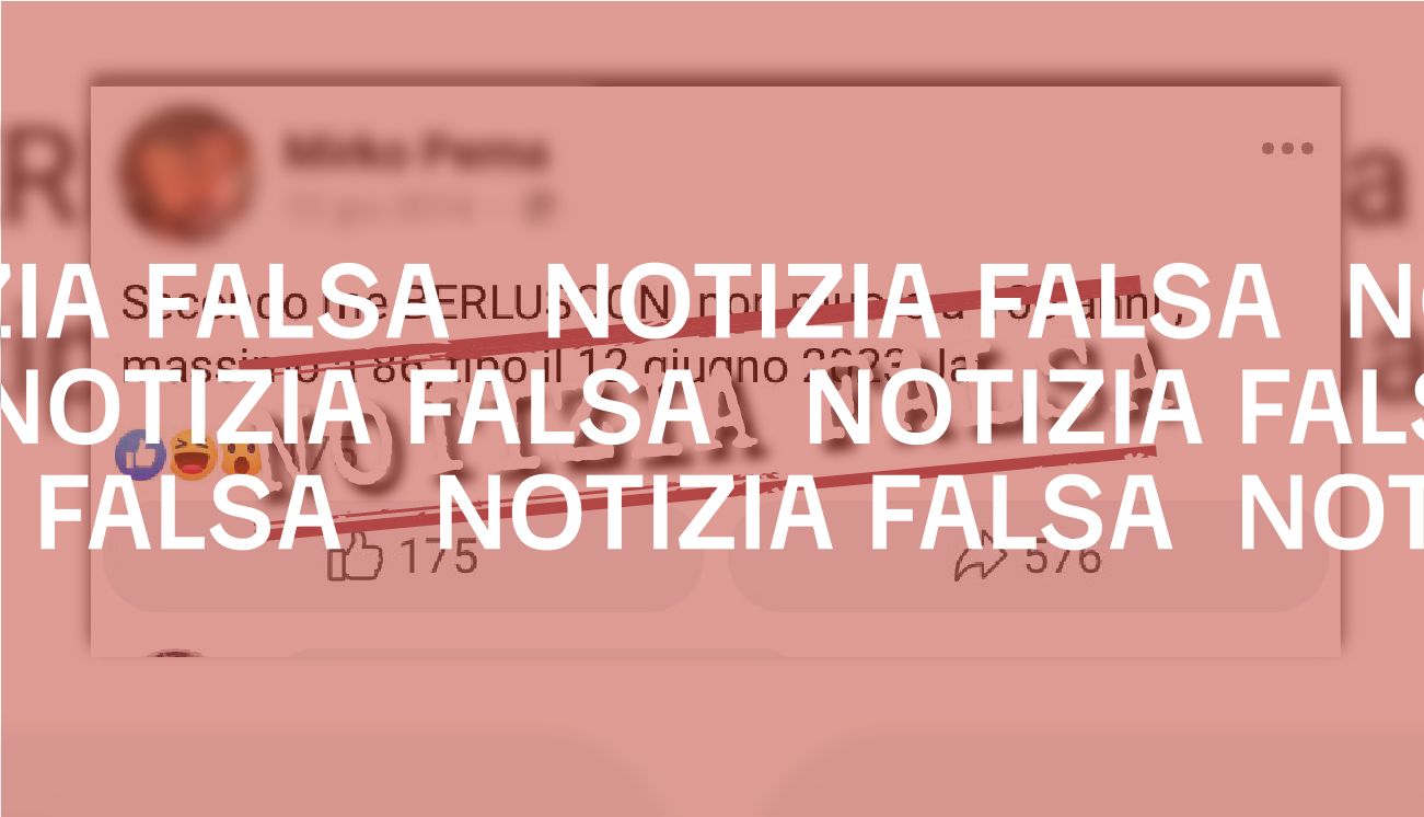 No, un utente di Facebook non ha predetto la morte di Berlusconi