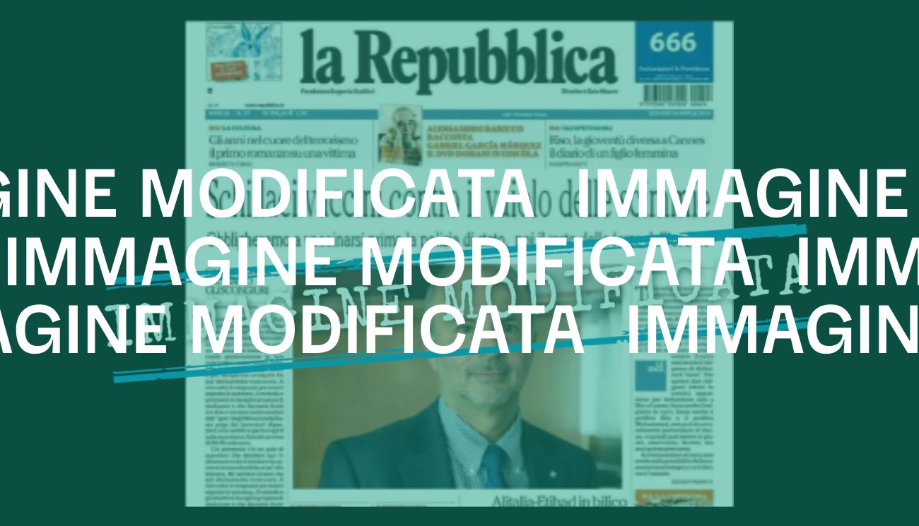 Questa prima pagina di Repubblica sull&#8217;obbligo vaccinale contro mpox per le forze dell&#8217;ordine è falsa