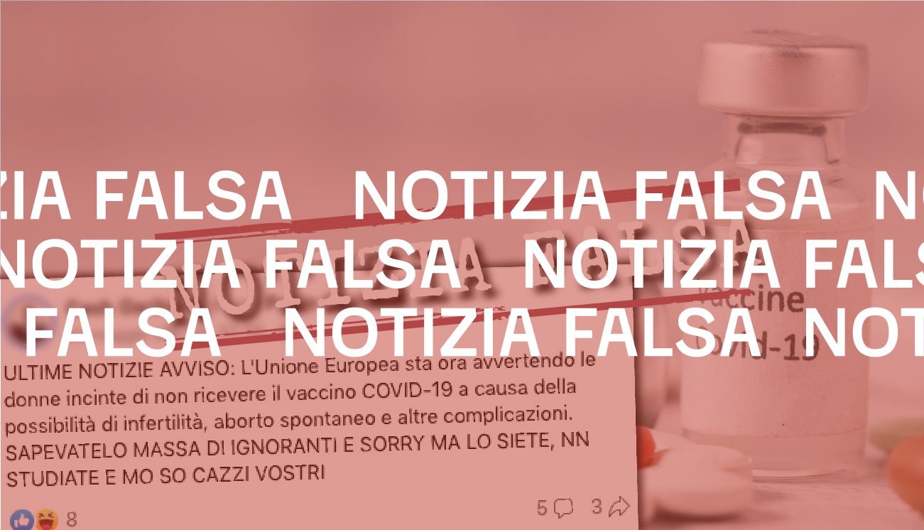 No, l’Unione europea non ha avvertito le donne incinte di evitare i vaccini contro la Covid-19