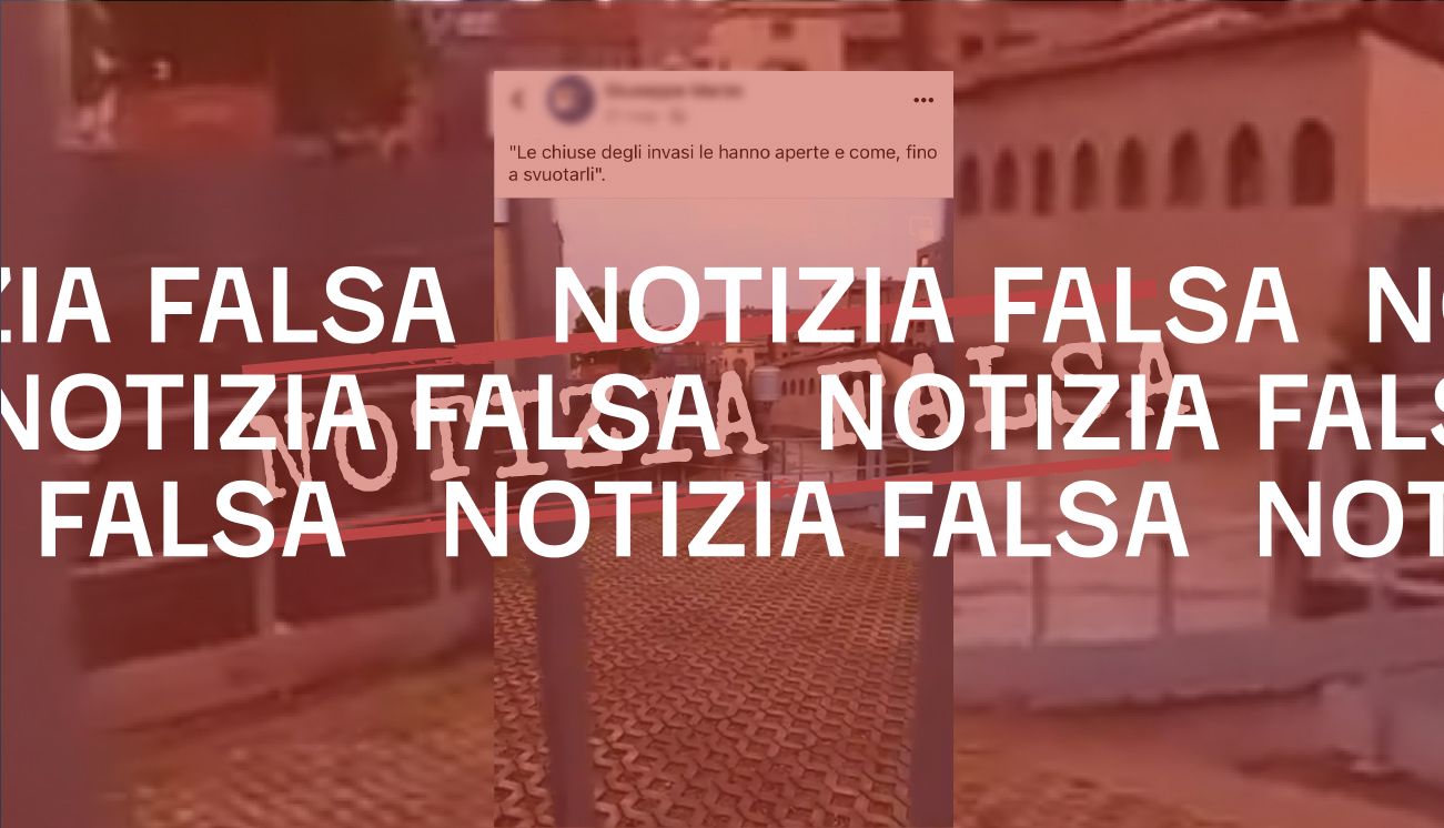 No, i canali vuoti a Casalecchio di Reno non sono la causa degli allagamenti