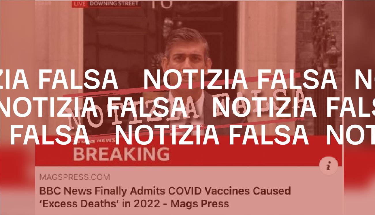 No, la Bbc non ha ammesso che il vaccino anti-Covid ha causato «morti in eccesso nel 2022»