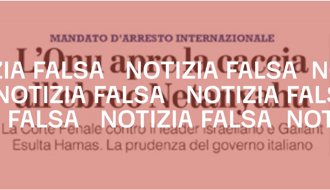 Notizia Falsa