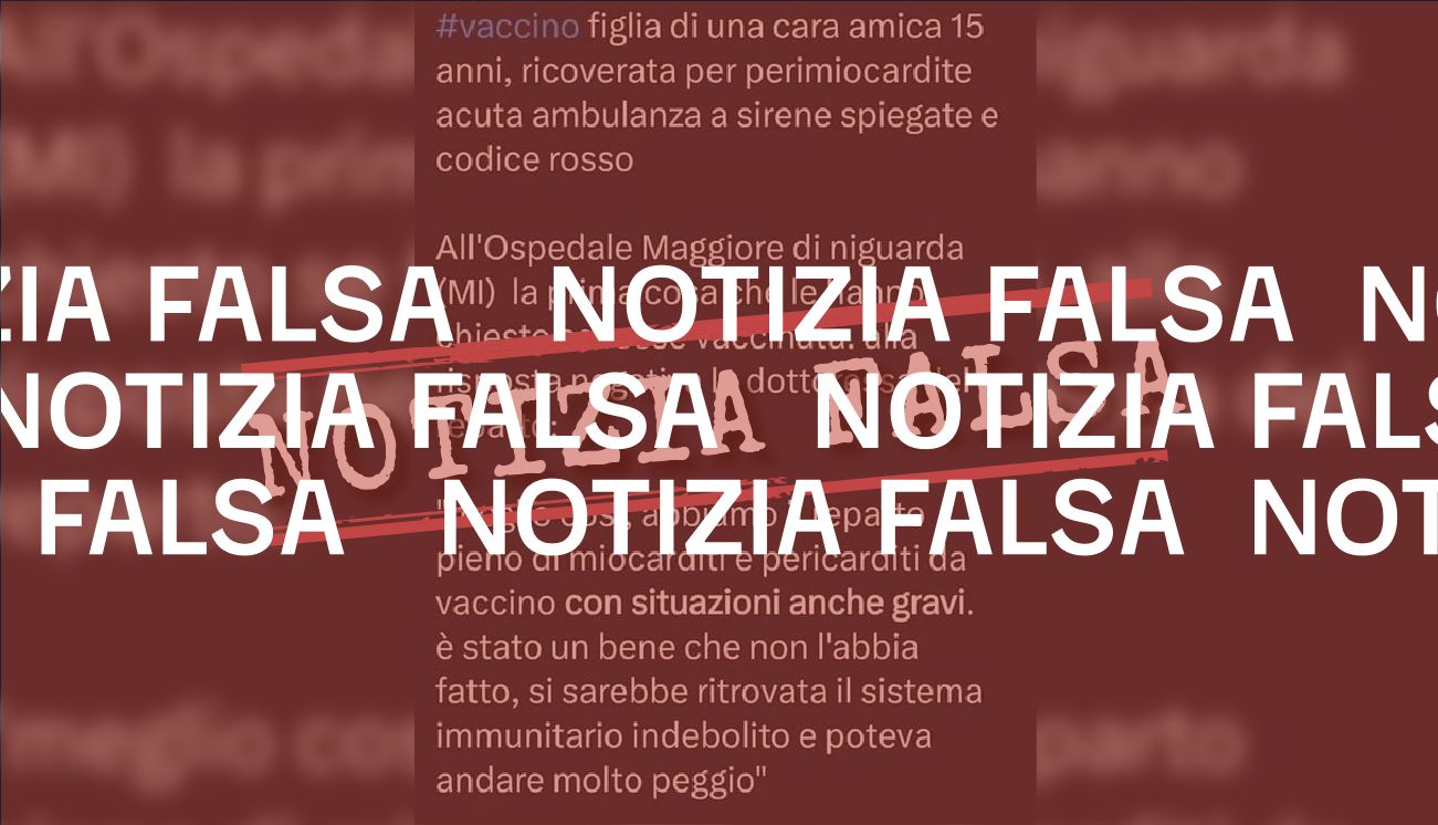 L’ospedale Niguarda di Milano non è «pieno di miocarditi da vaccino»