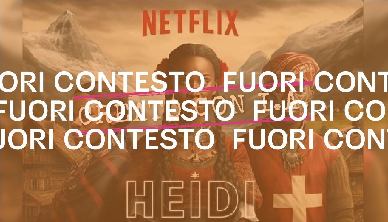 Questo poster di Netflix su Heidi è falso