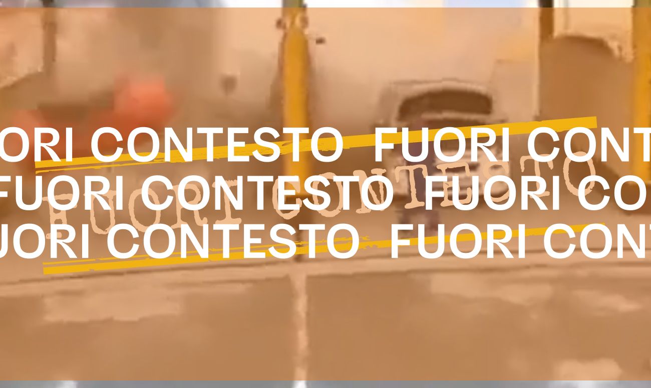 No, questa non è un’auto elettrica che esplode durante la ricarica