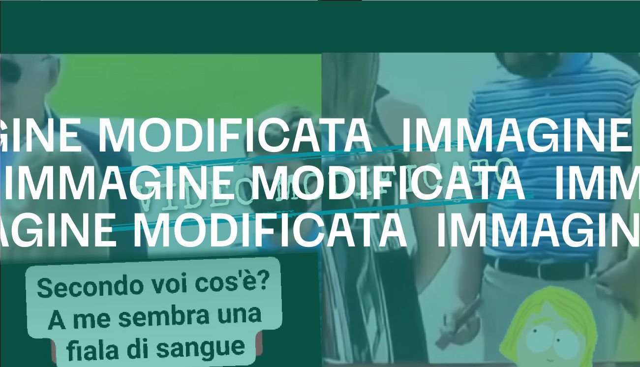 Questo video di un bambino che passa una fiala di sangue a Biden è falso