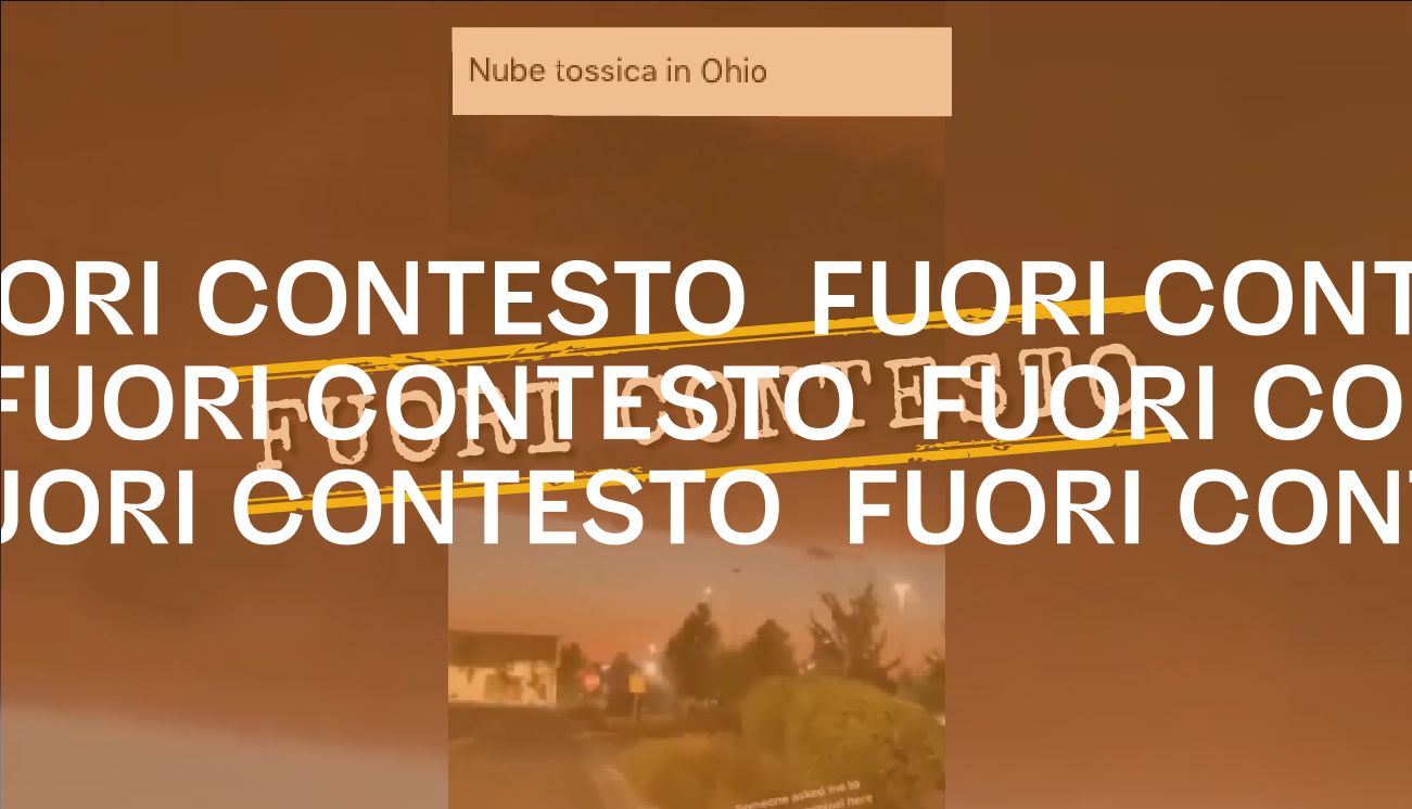 Questa non è una «nube tossica» causata dal deragliamento del treno merci in Ohio