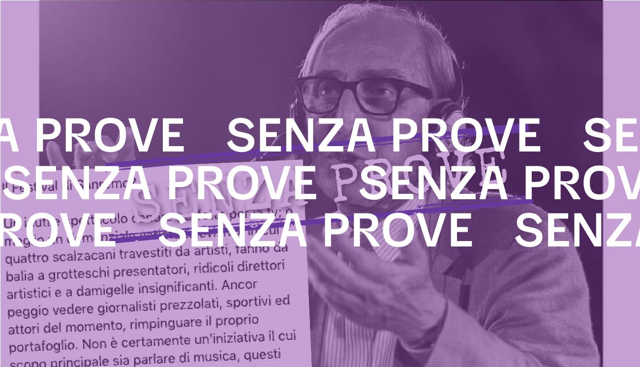 Non ci sono prove che Battiato abbia definito Sanremo un «demenziale varietà televisivo»