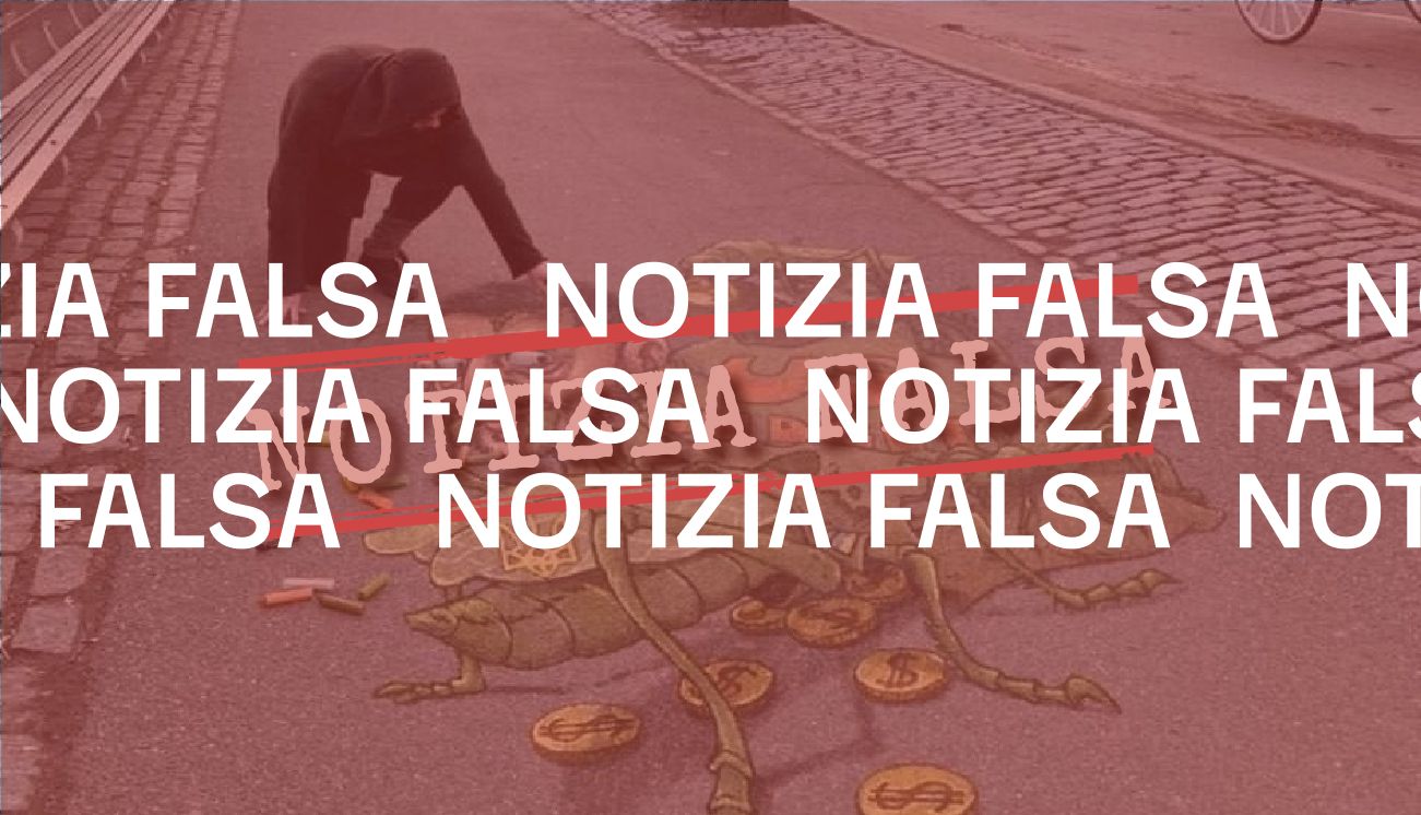 A New York non è stato realizzato un graffito di Zelensky simile a una locusta