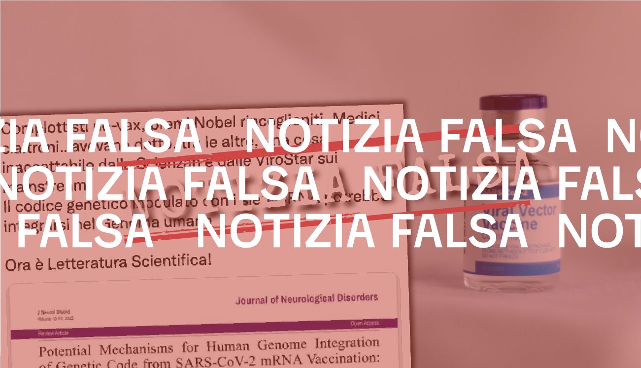 Questo articolo non prova che i vaccini a mRna si integrano «con il genoma umano»