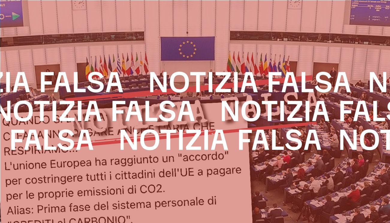 L’Ue non farà pagare ai cittadini «le proprie emissioni di CO2»