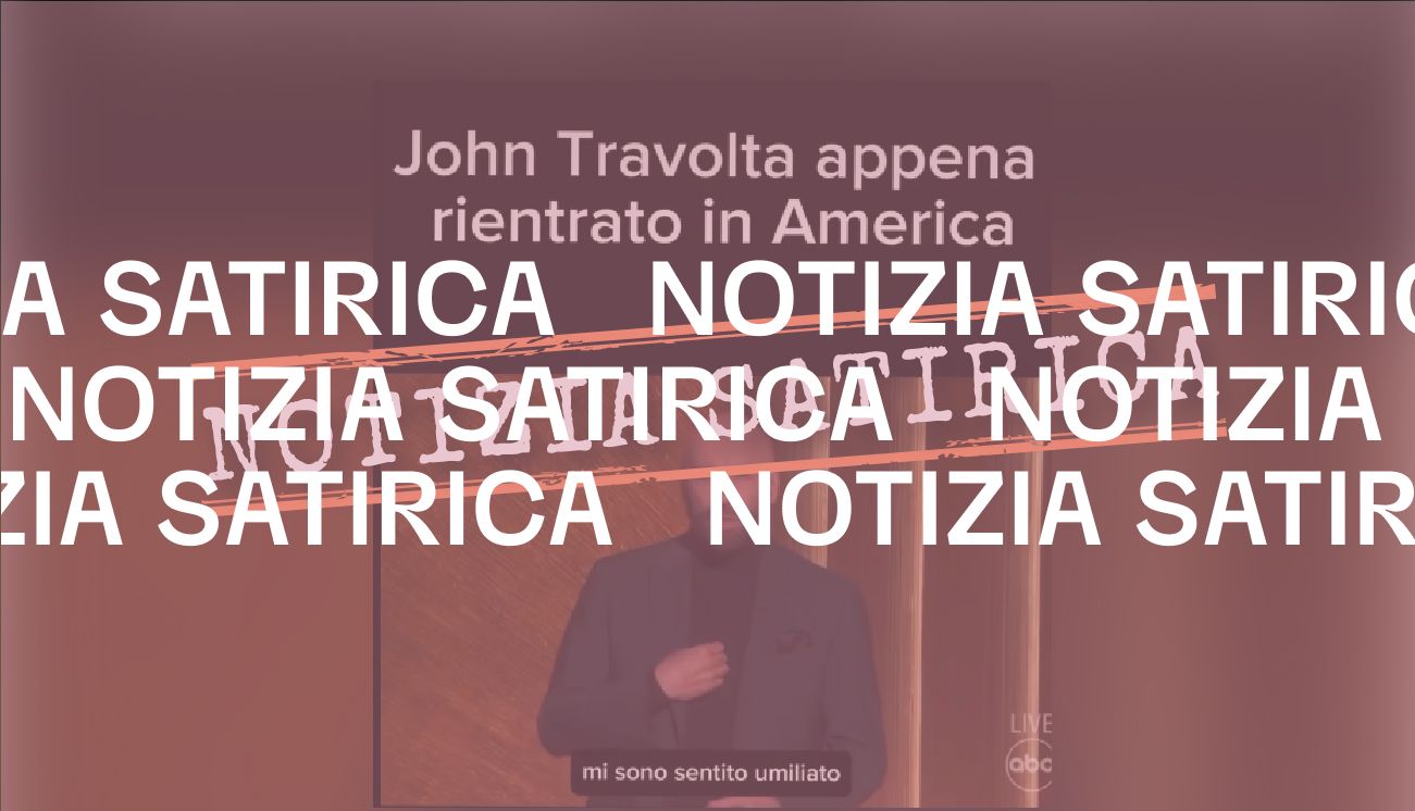 In questo video John Travolta non critica il Festival di Sanremo