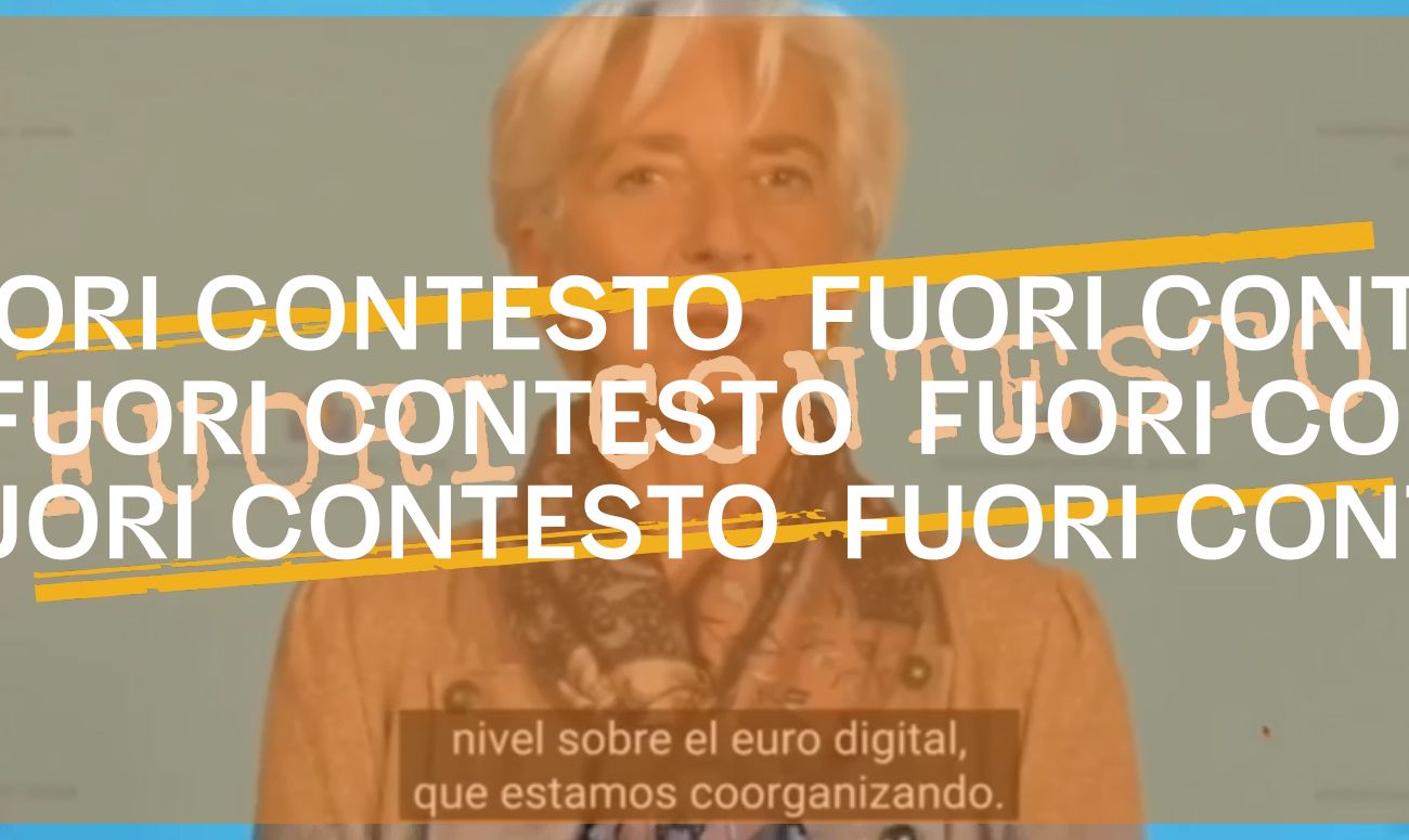 La presidente della Bce non ha annunciato «la fine dei contanti»