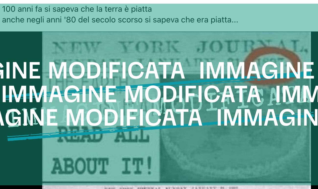 Nel 1897 questo quotidiano non ha affermato che «la Terra è piatta»