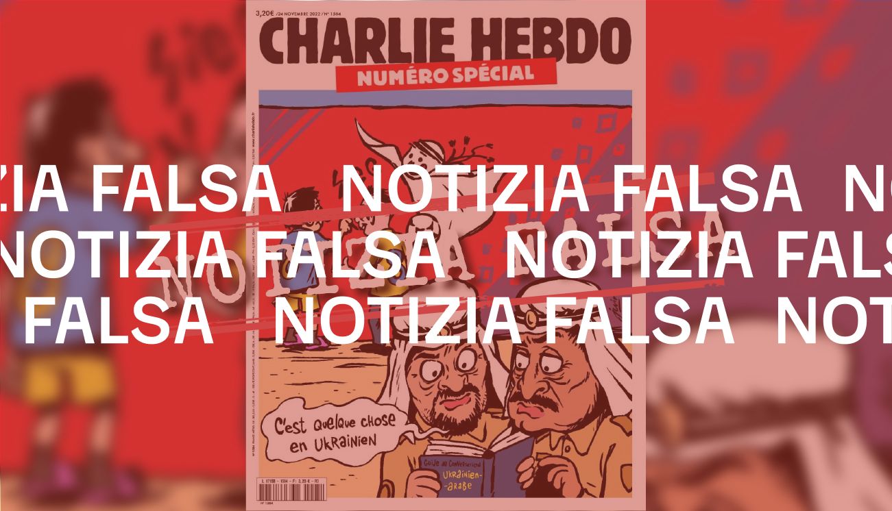 Non esiste uno speciale di Charlie Hebdo «sulle avventure dei nazisti ucraini in Qatar»