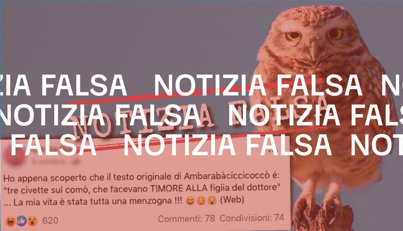 Il testo originale di «Ambarabàciccicoccò» non è diverso da come lo abbiamo sempre conosciuto