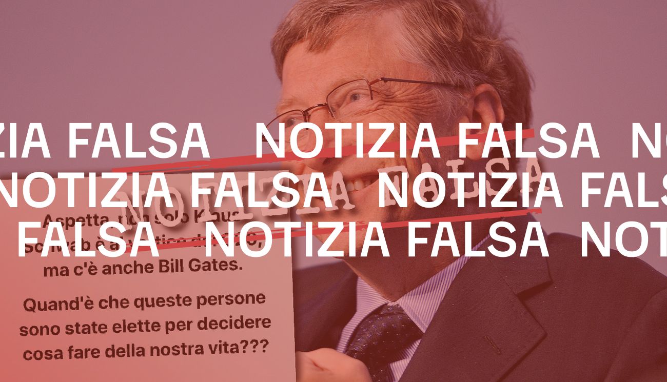 No, Bill Gates non era al G20 in Indonesia