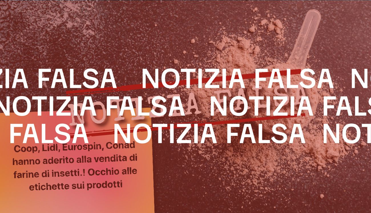 Questi supermercati non vendono farine di insetti